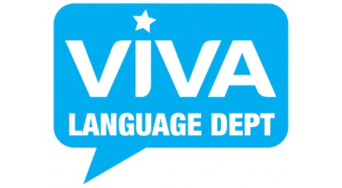 Viva Language Dept blue bubble